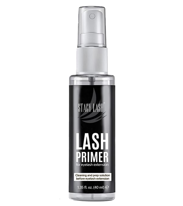 STACY LASH Primer botella 40 ml para preparar pestañas y mejorar la adherencia.