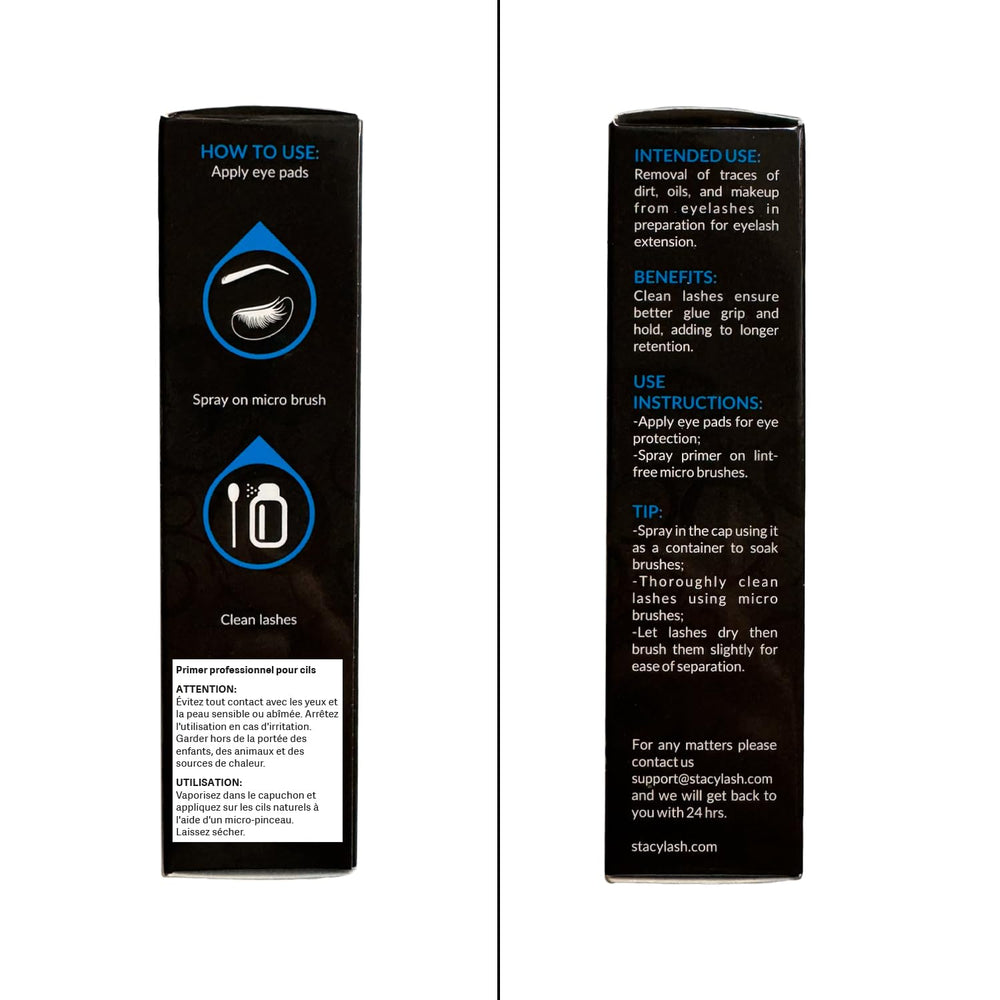 STACY LASH Primer uso profesional recomendado para salones.