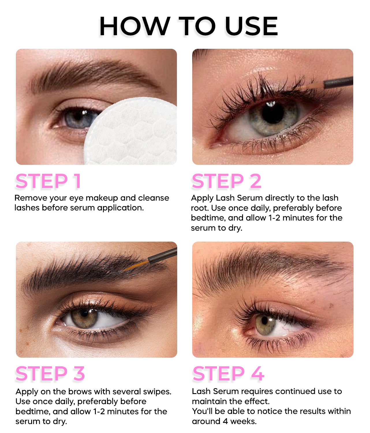 Stacy Lash Serum, cuidado de pestañas, complemento perfecto para extensiones.