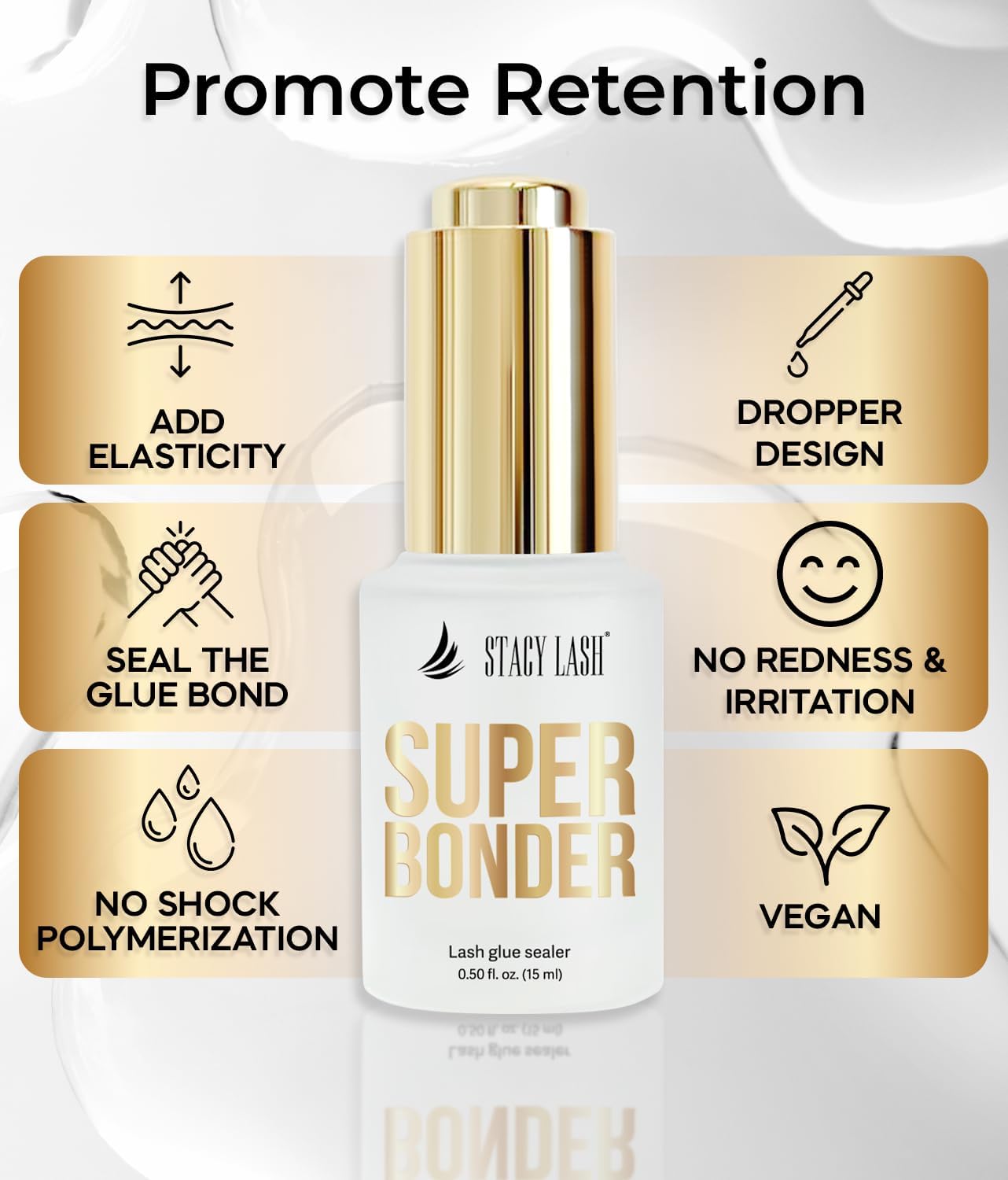 STACY LASH Super Bonder, control de fumes para un salón cómodo.