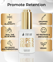 STACY LASH Super Bonder, control de fumes para un salón cómodo.