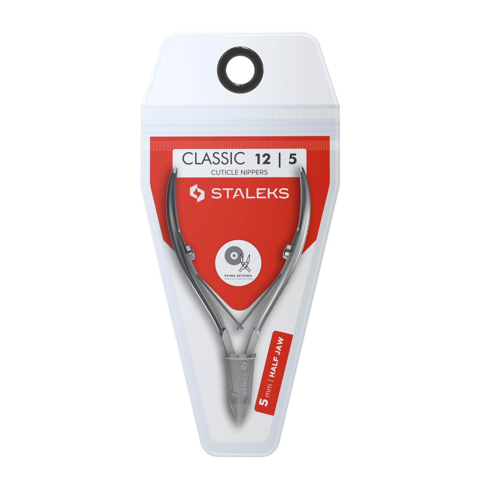 Staleks Classic diseño compacto en primer plano para manejo cómodo.