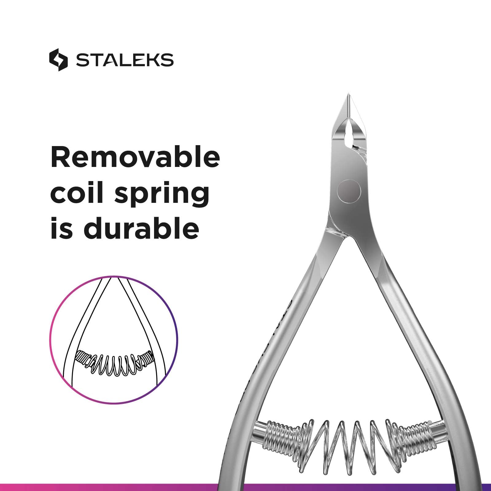 Capacidad esterilizable de Staleks Pro para higiene profesional.