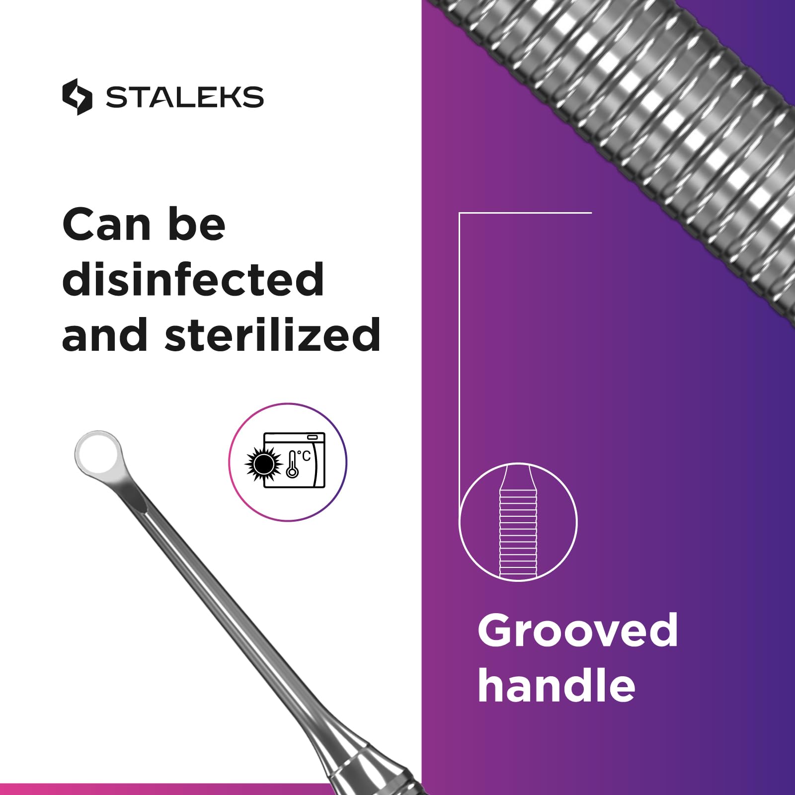 Staleks Pro Expert 51: limpieza de borde libre y residuos de gel