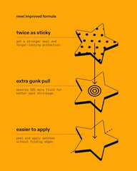 Starface Hydro-Star pose facile grâce à perforation pratique