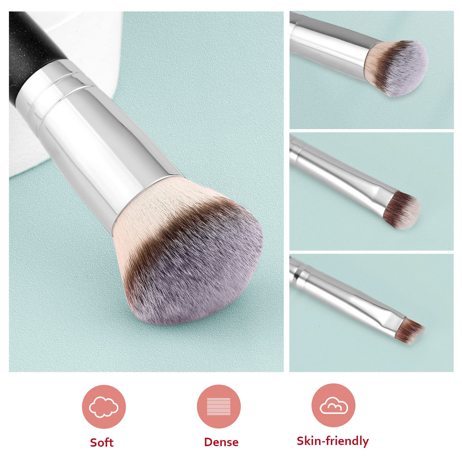 Pincel START MAKERS para cejas, forma definida y natural.