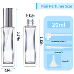 Atomizador StellaCare 20ml con spray fino para uso diario.