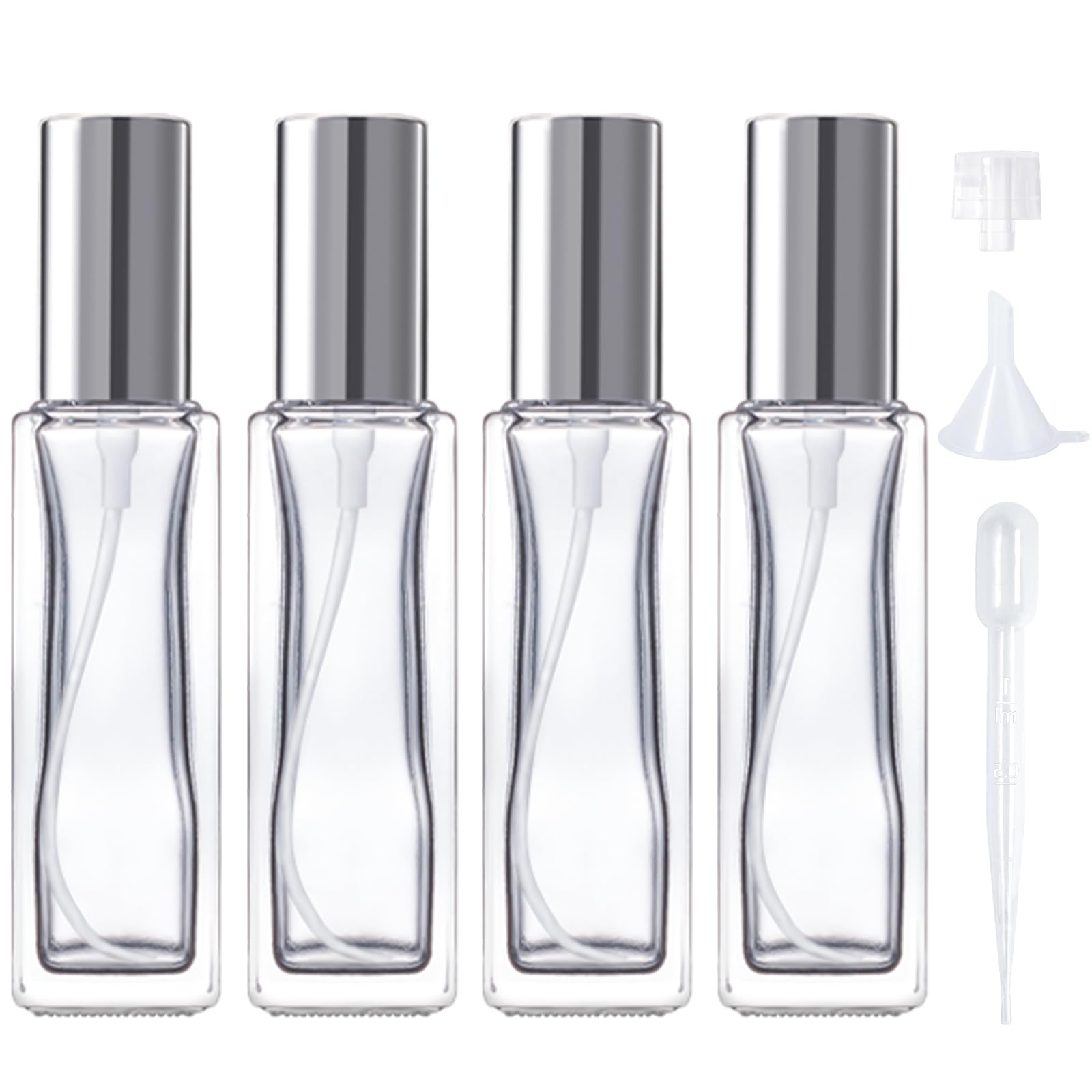 Botella StellaCare de 20ml con vidrio transparente para llevar y perfumar en cualquier lugar.