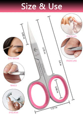 Tijeras curvas para cejas de Stemedic Instruments para dar forma con precisión