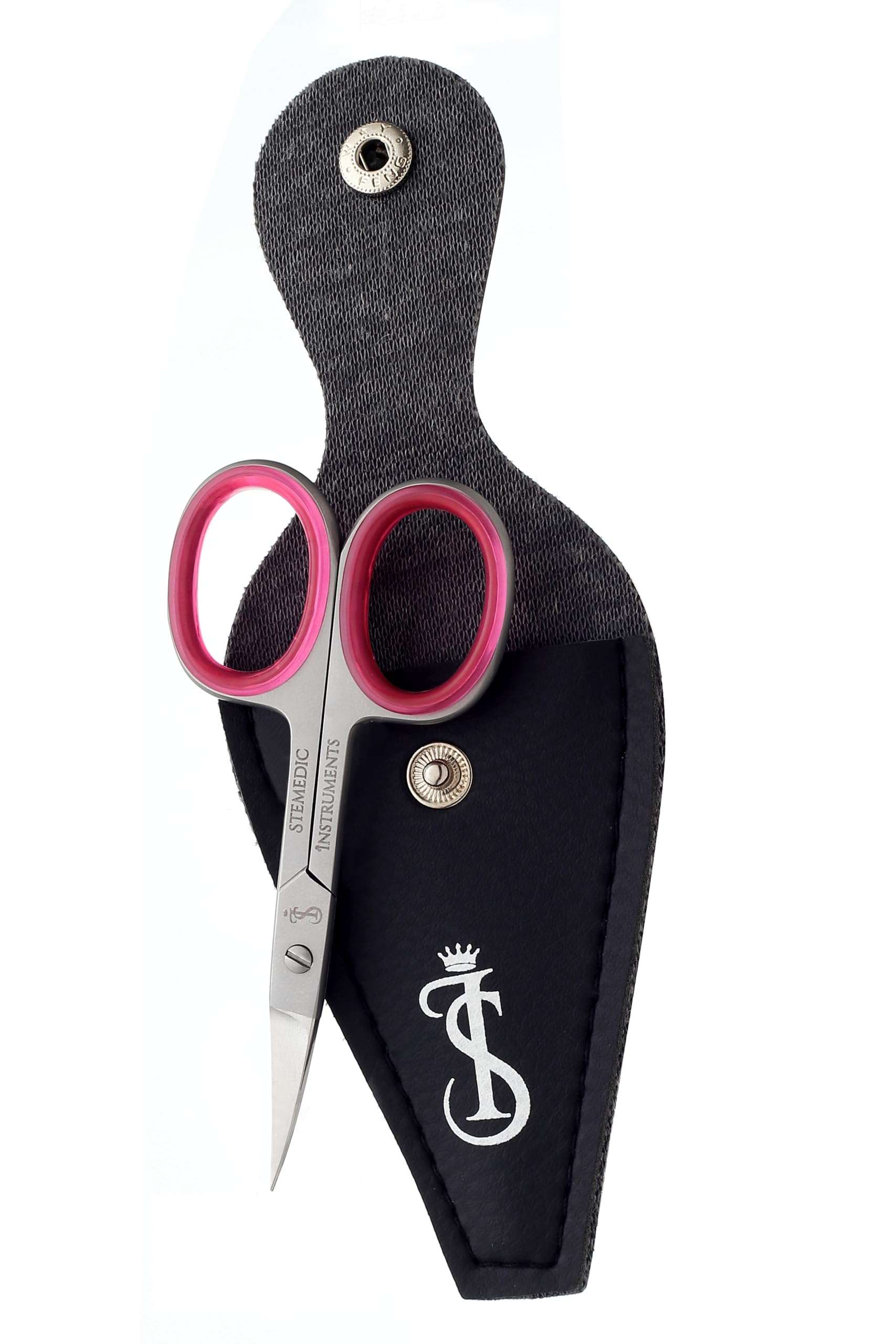 Tijeras curvas para pestañas de Stemedic Instruments para perfilar suavemente