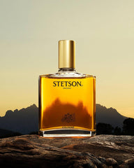 Stetson Original travel-pack box display, compact packaging for easy packing.