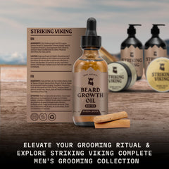 Striking Viking Barba hidratación intensa, con argán y jojoba.