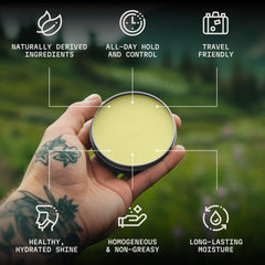 Striking Viking Beard Balm textura suave nutritiva para suavizar la barba diaria.