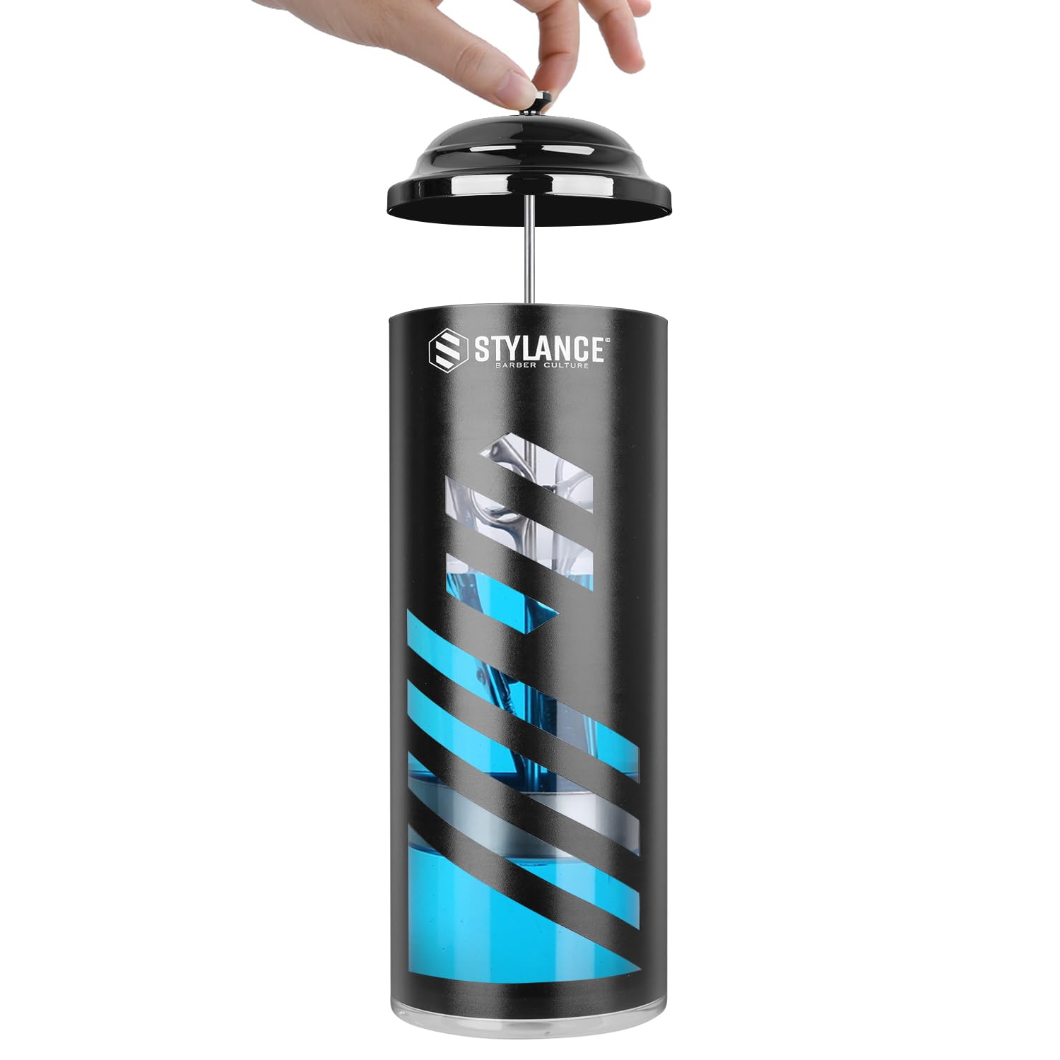STYLANCE interior de vidrio resistente mantiene la solución estable.