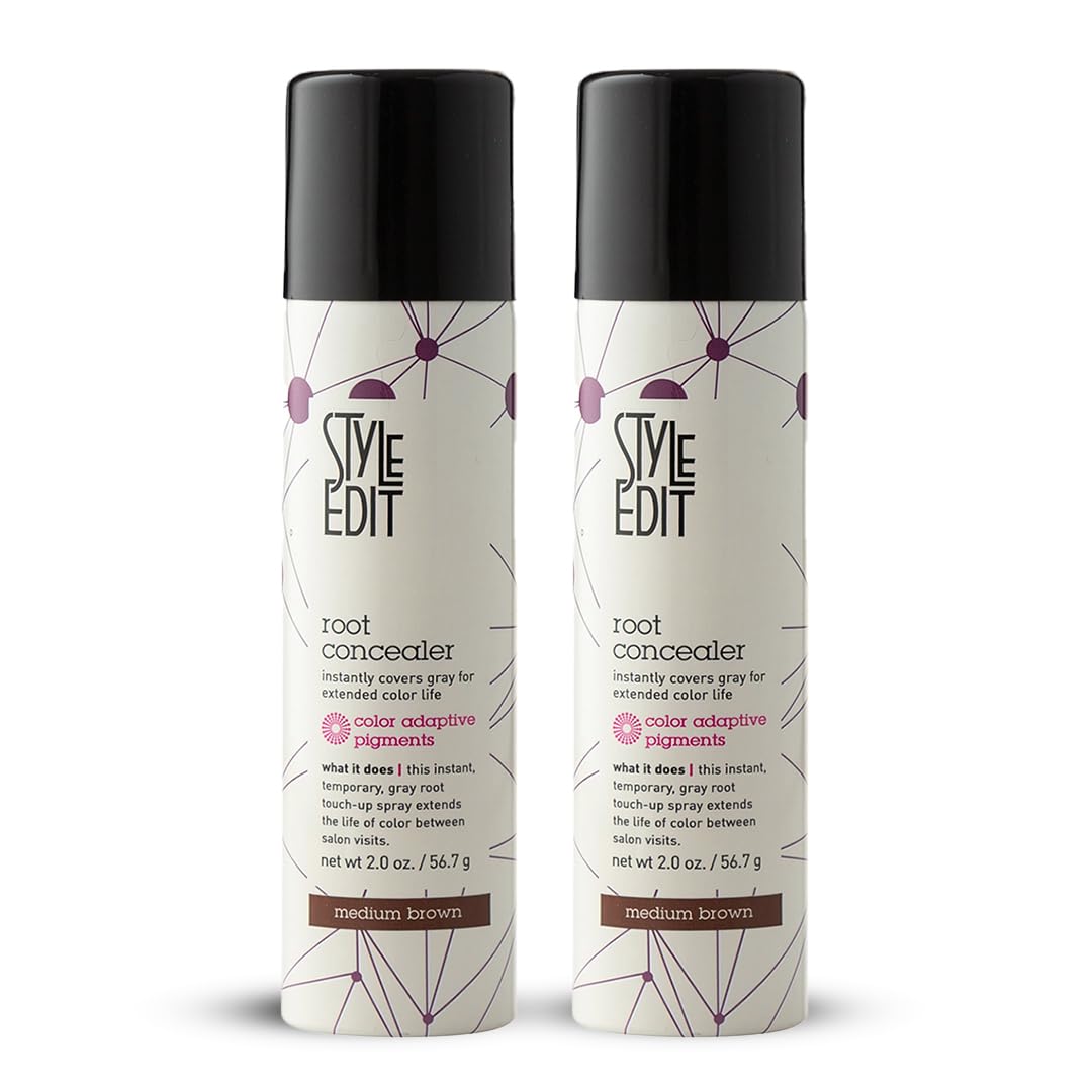 Style Edit Corrector de raíces en spray cubre canas rápidamente.