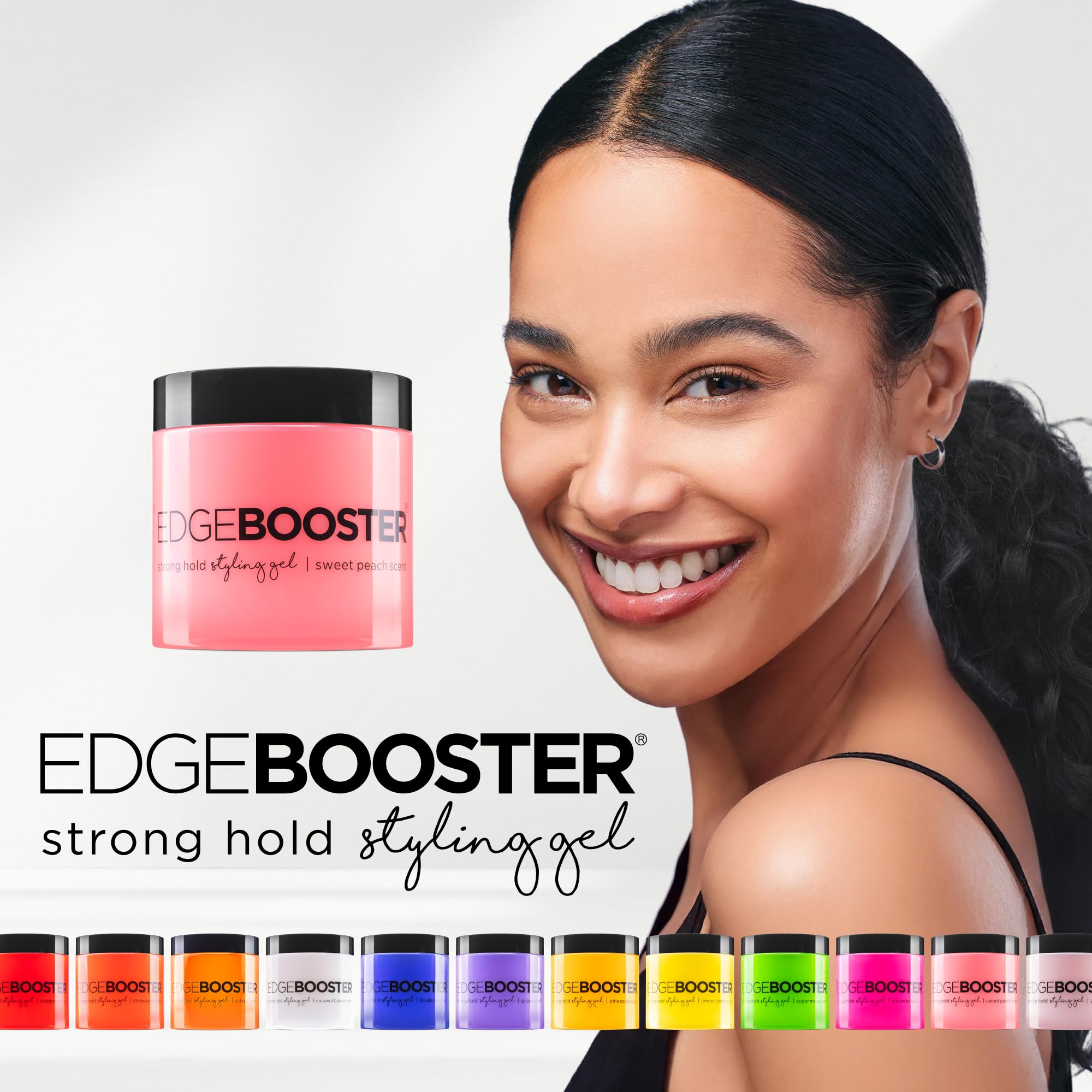 Style Factor EDGE BOOSTER aplicado en mechón, rizos definidos sin residuos.