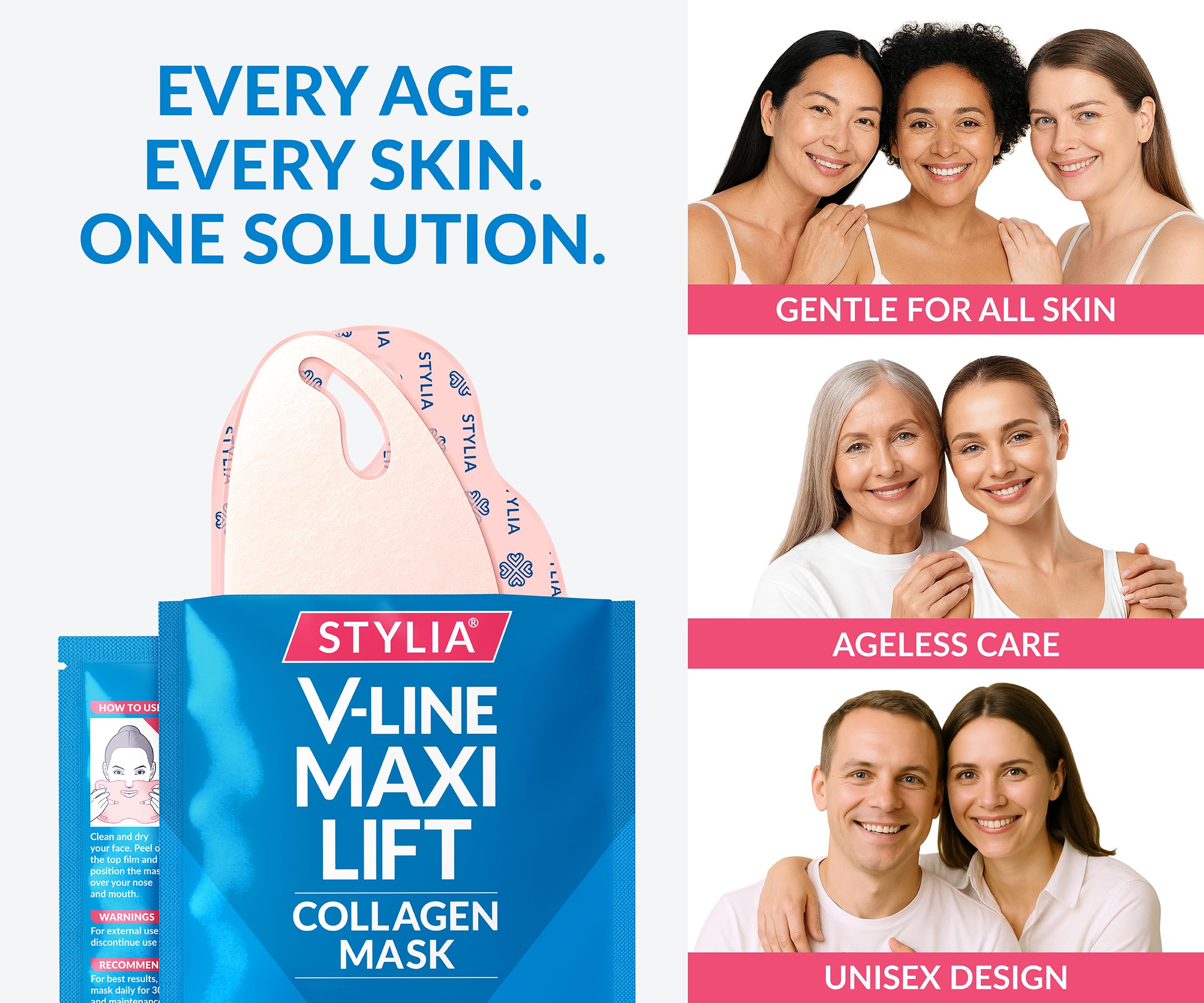 Sensación refrescante y uso cómodo durante la noche con Stylia MaxiLift.