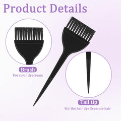 Styquenzer pincel coloración cabello cerdas duraderas para distribución pareja.