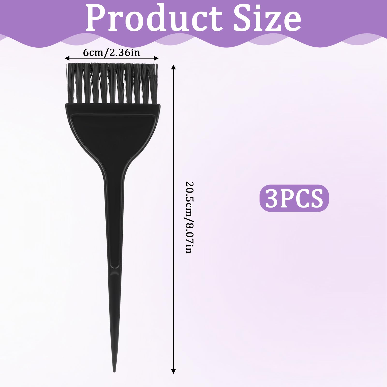 Styquenzer pincel coloración cabello diseño ergonómico para mayor control durante la aplicación.