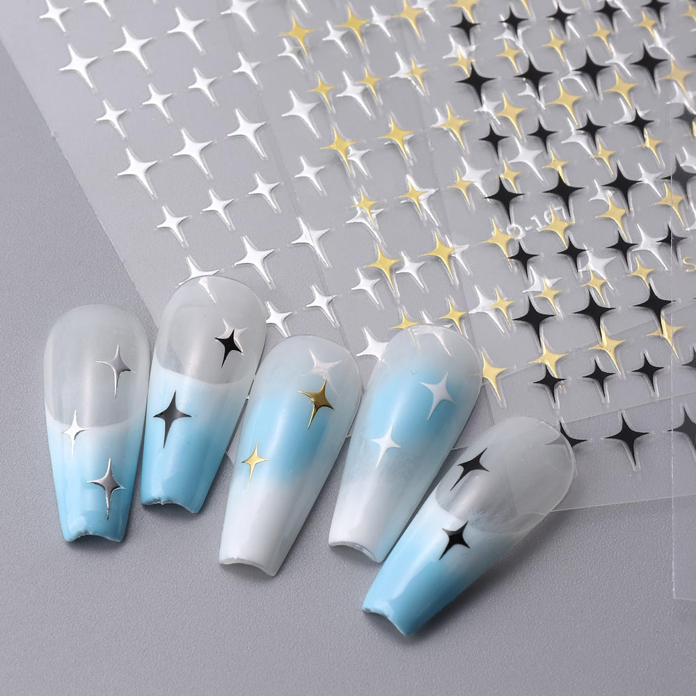 STZPRONAIL Estrellas 3D compatible con gel UV y uñas acrilicas.