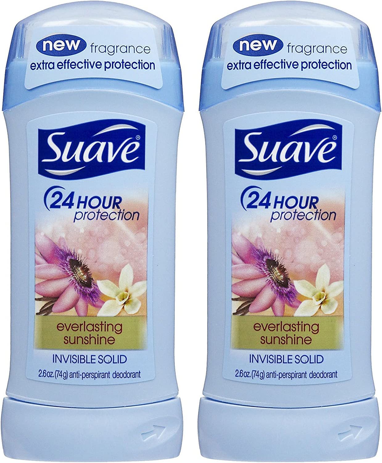 Aplicación del desodorante suave Everlasting Sunshine sólido invisible para uso diario.