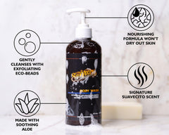 Suavecito botella fabricada en Estados Unidos garantiza calidad y proximidad local.