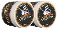 Suavecito Pomade Firme Hold, bouteille 4 oz, tenue robuste pour cheveux épais.