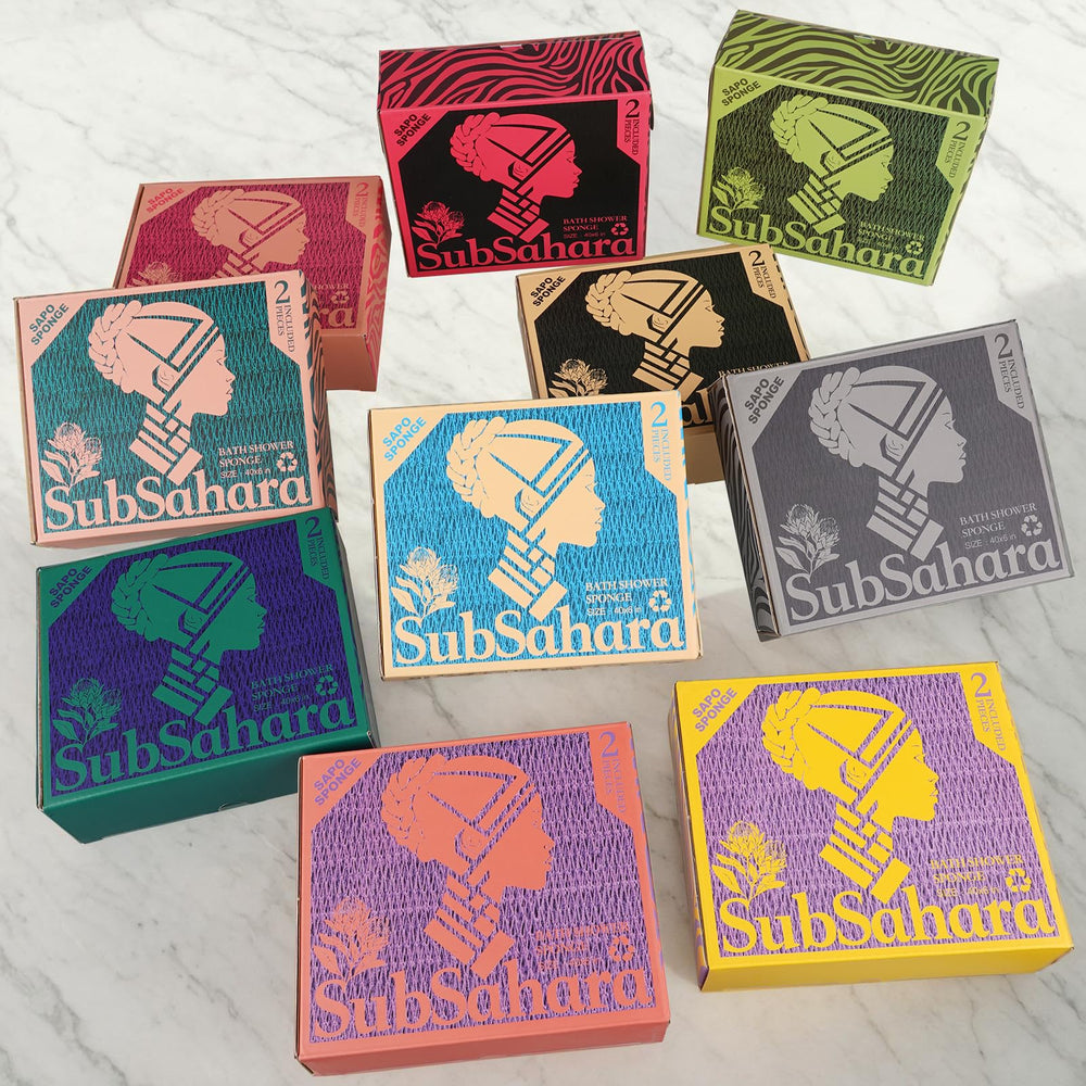 SubSahara esponja de red africana, duradera y ecológica para piel suave.