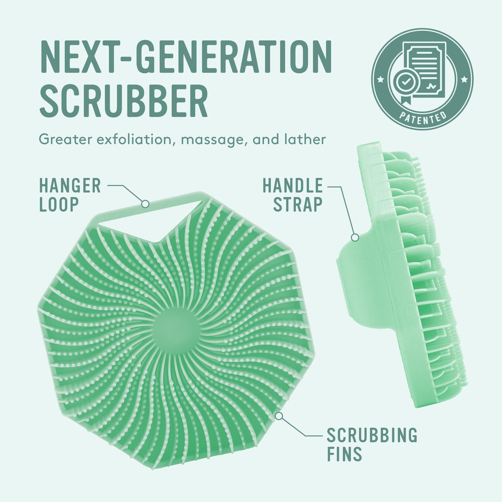 Sud Scrub eco-amigable y reciclable: cero plástico y apoyo a limpiezas globales.