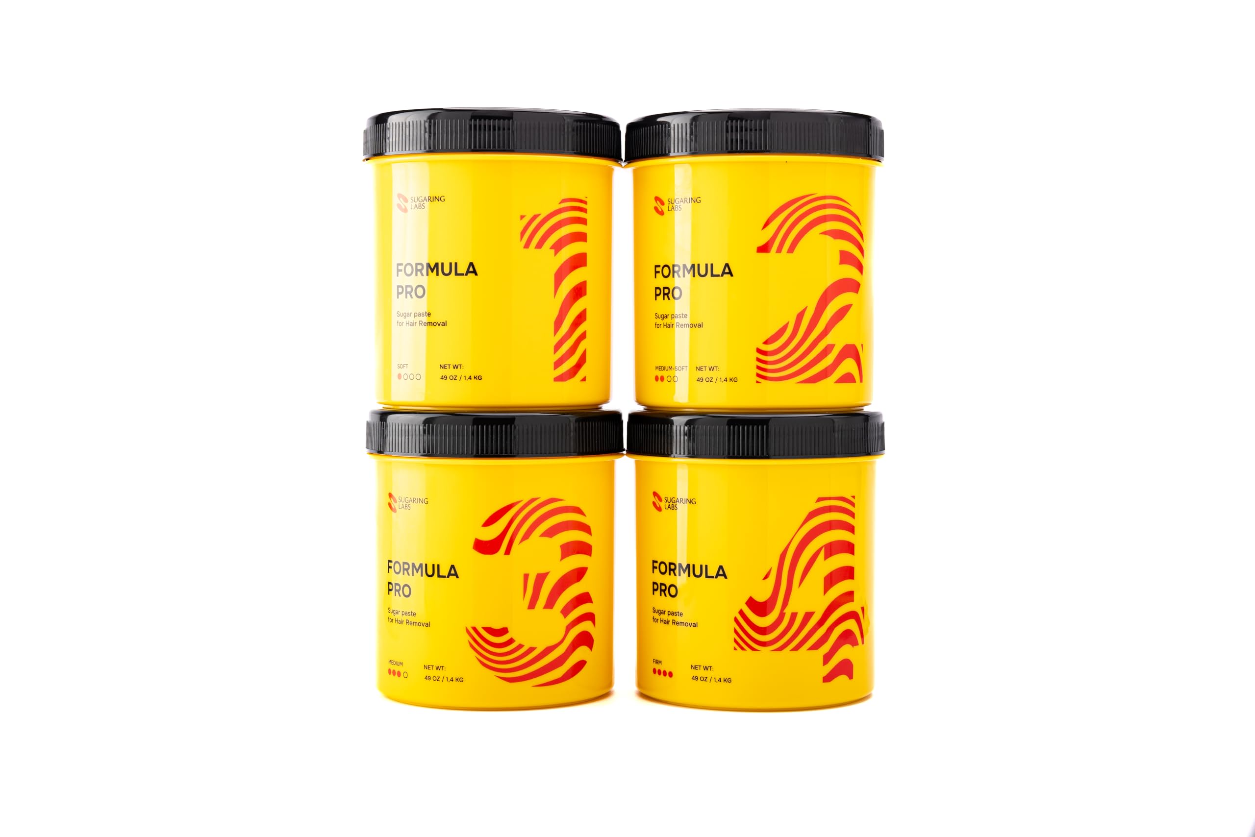 Sugaring Labs Formula Pro Medio, aplicación en mano para depilación suave