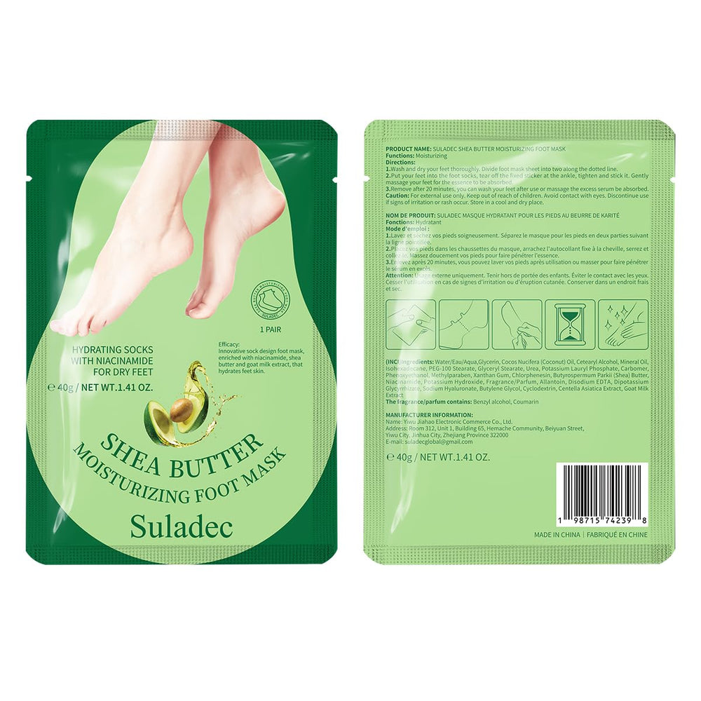 SULADEC Uso regular para mantener pies suaves y nutridos.
