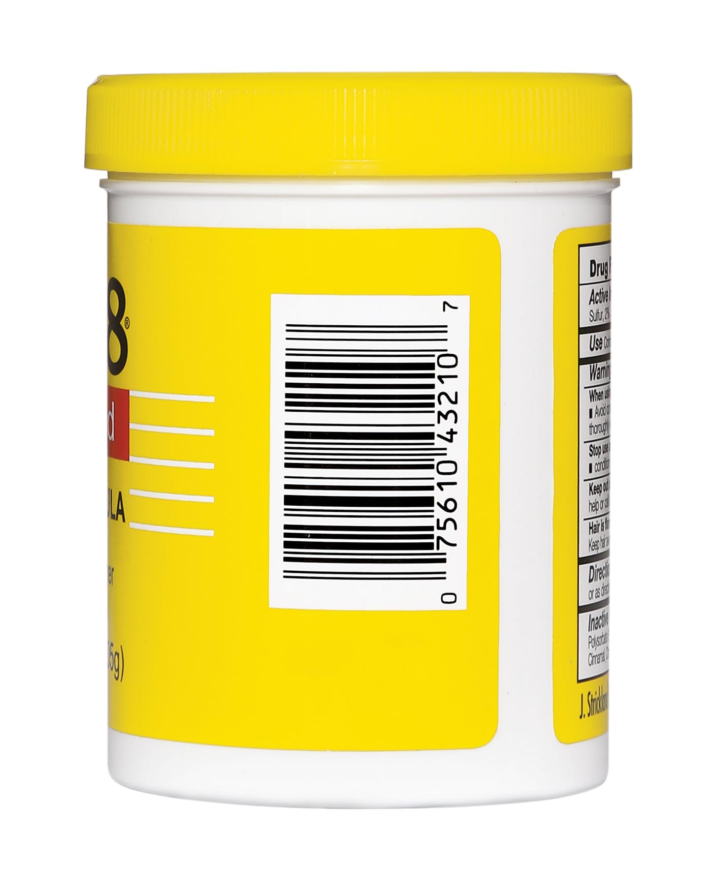 Sulfur 8 medicated conditioner close-up showing creamy texture for hydrated hair.