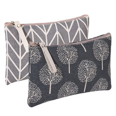 SUMAJU: dos bolsas cosméticas en lona listas para ordenar tu día.
