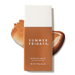 Gotas Bronceadoras de Summer Fridays, botella, para un brillo natural y ligero.