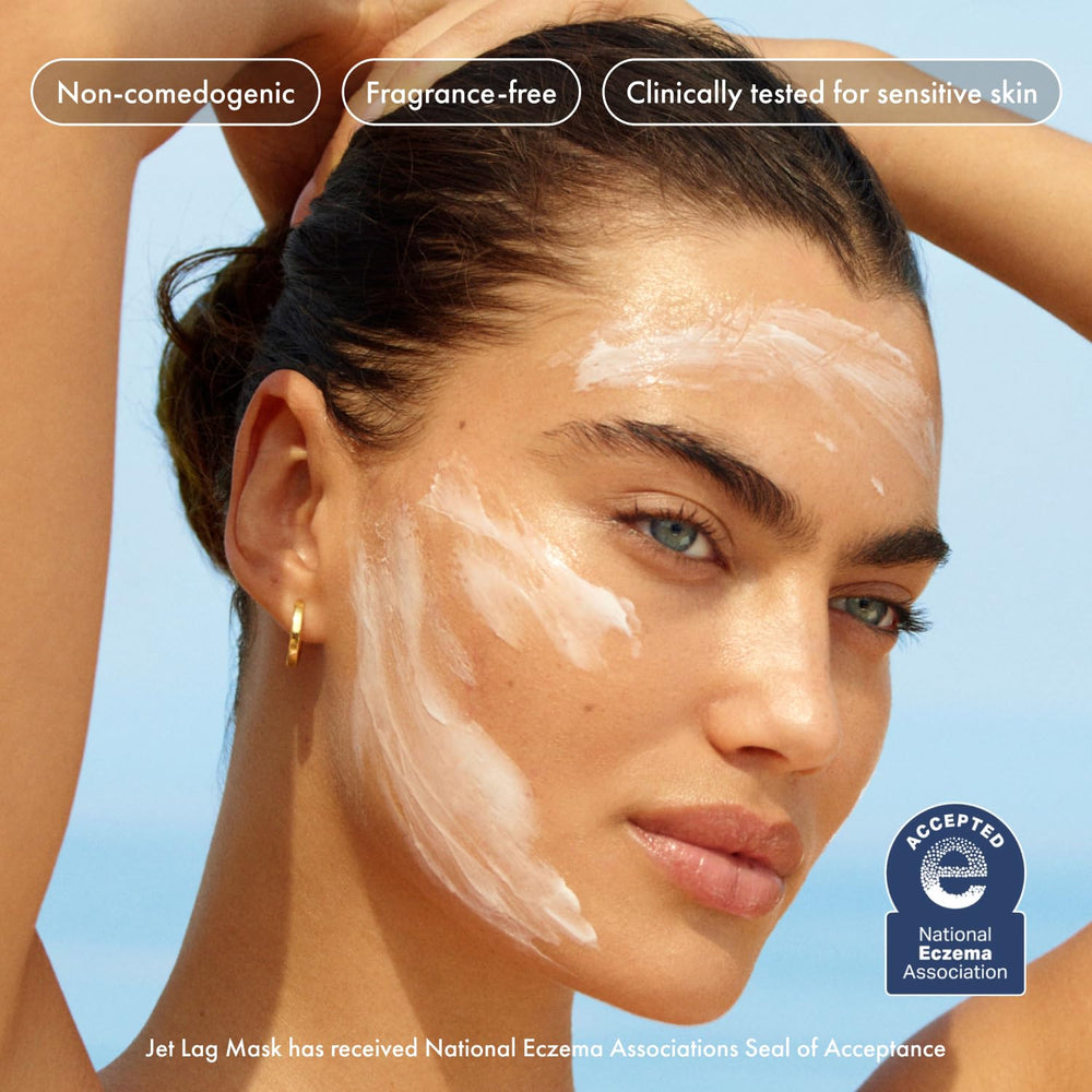Summer Fridays Jet Lag Mask beneficios: hidratación y tono más uniforme.