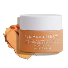 Summer Fridays Light Aura crema-ojos vitamina C ilumina e hidrata.