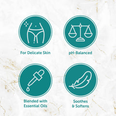 Aplicación rápida y suave tras la ducha gracias al Summer's Eve Spa Serum.