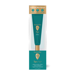 Piel íntima hidratada con Summer's Eve Spa Serum, botella de 1 oz para uso diario.