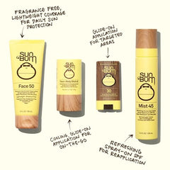 Sun Bum Original SPF 50 crema facial resistente al agua para playa