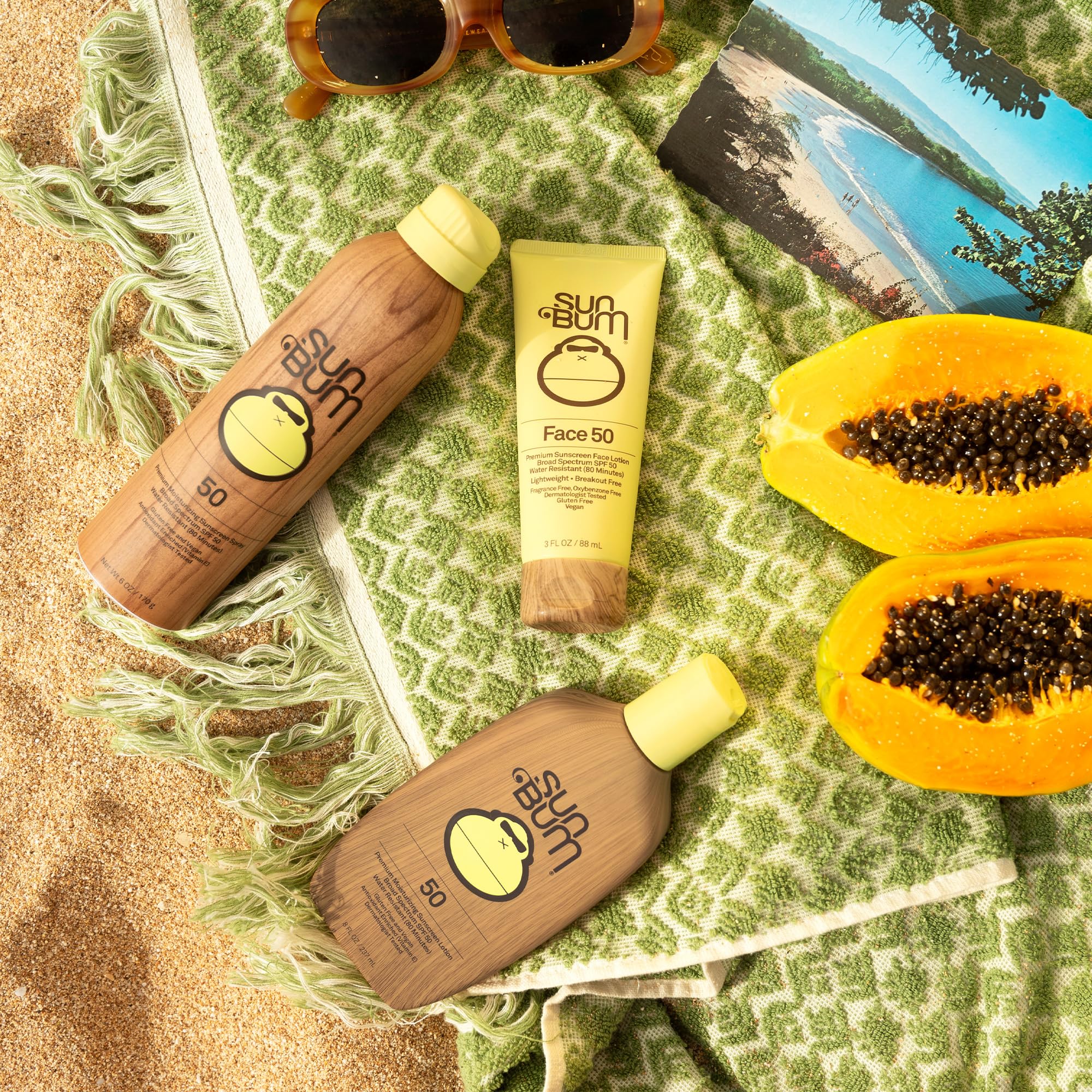 Sun Bum Original SPF 50 uso rápido y absorbente