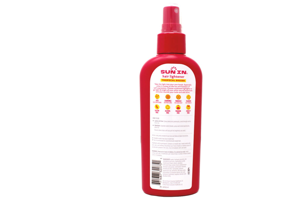 Sun In Tropical Breeze packaging front highlights scent and kit contents