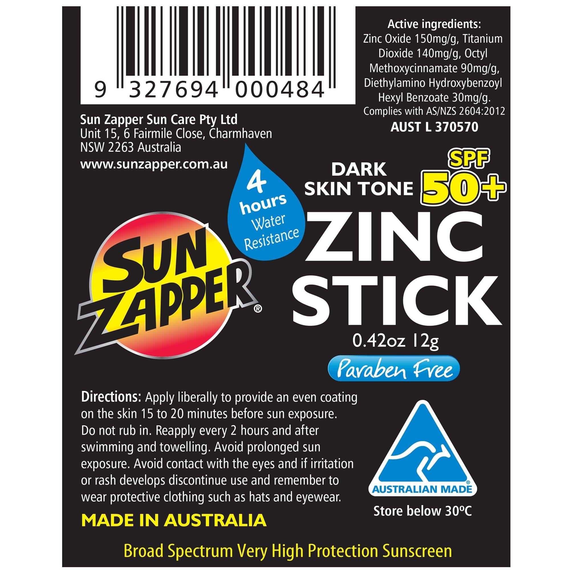 Sun Zapper portable sunscreen stick fits in bags and pockets