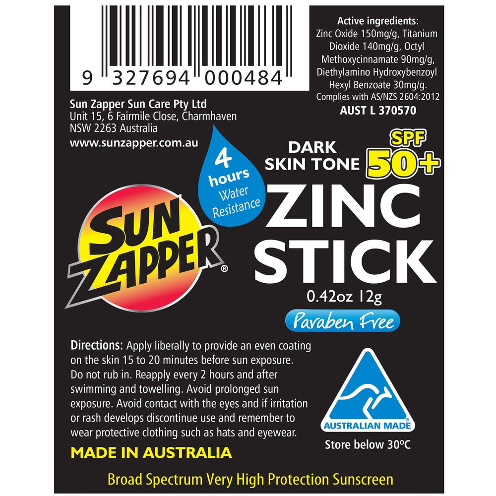 Sun Zapper portable sunscreen stick fits in bags and pockets