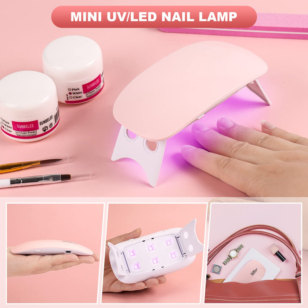 sunbelee esmalte gel 6 colores, acabado brillante