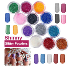 SUNBELEE polvo acrílico glitter doce colores para diseños creativos