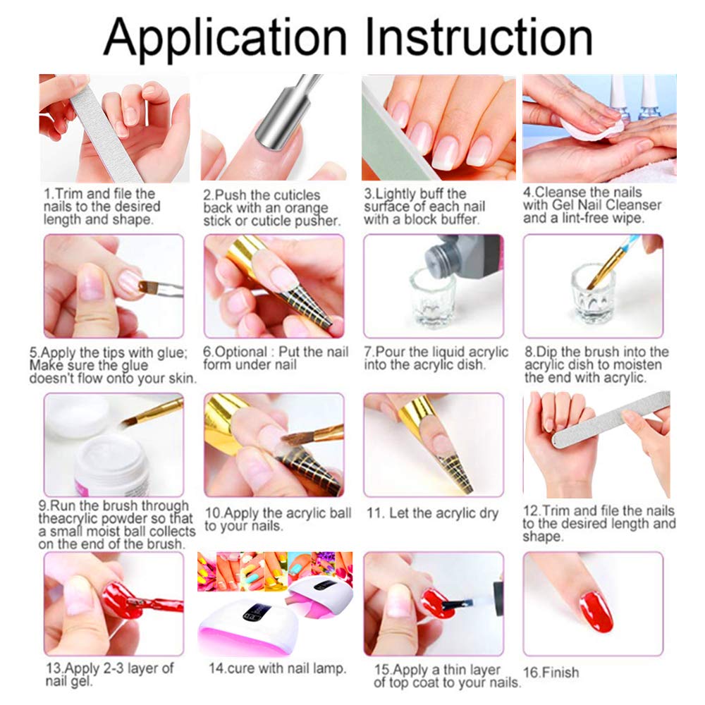 SUNBELEE set DIY arte de uñas para principiantes