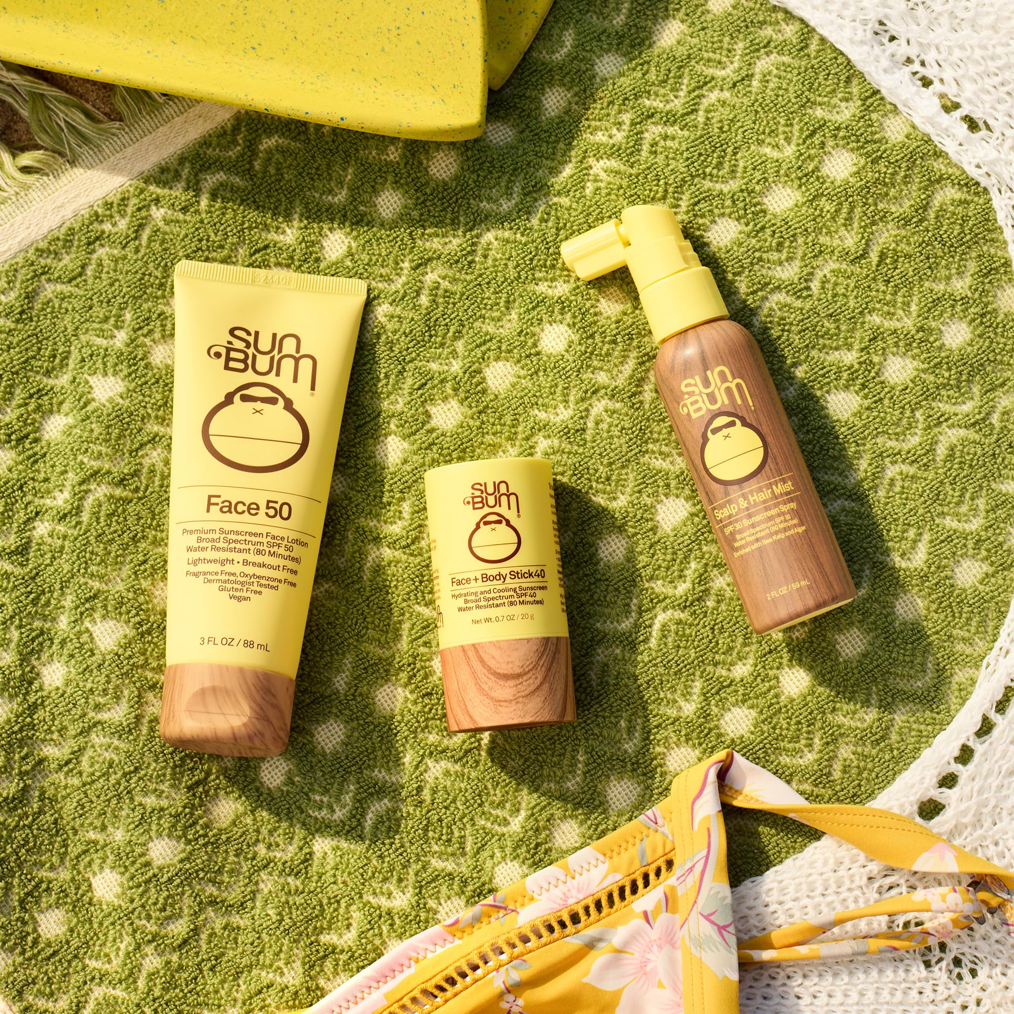 Sun Bum Uso diario en la playa para cabello protegido.