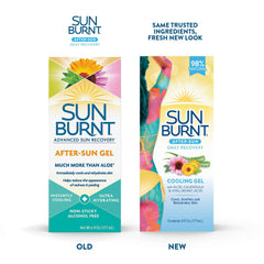 Aplicación tras sol con Sunburnt EMCW9, alivio refrescante
