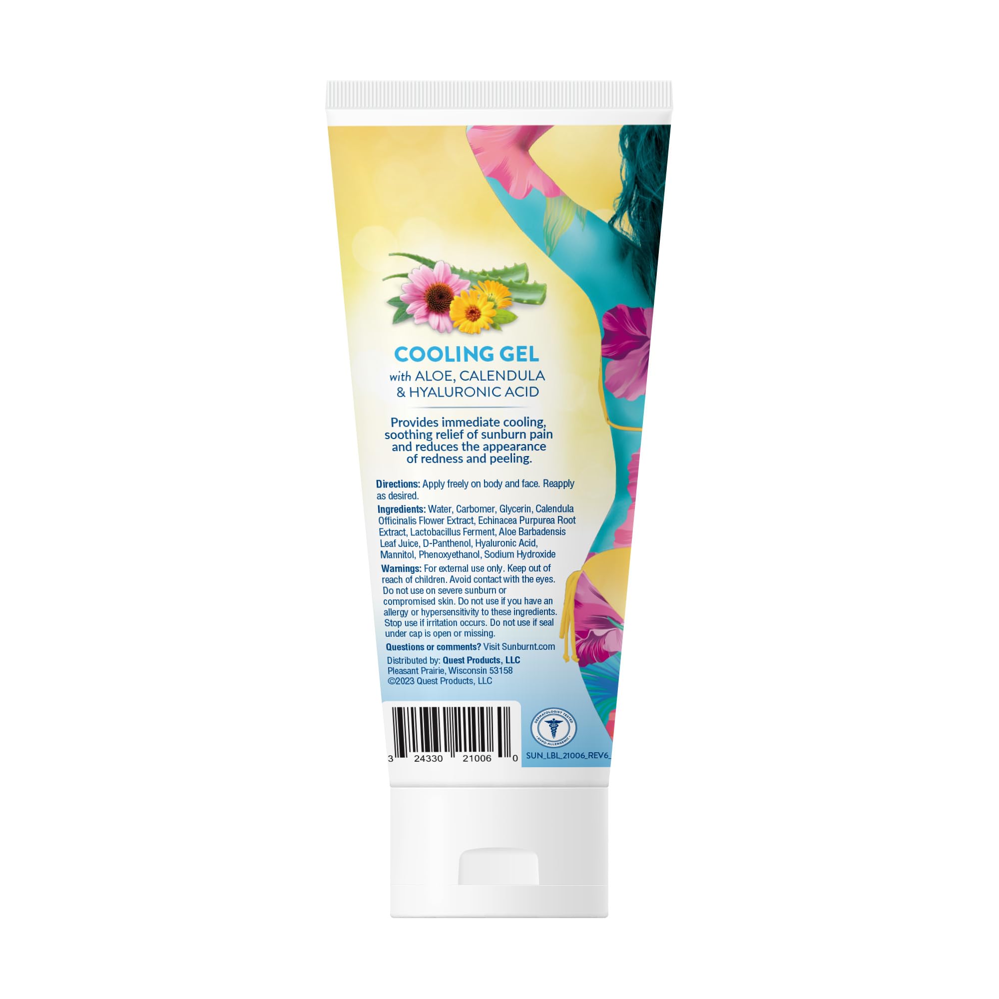 Hidratación para rostro y cuerpo con Sunburnt EMCW9