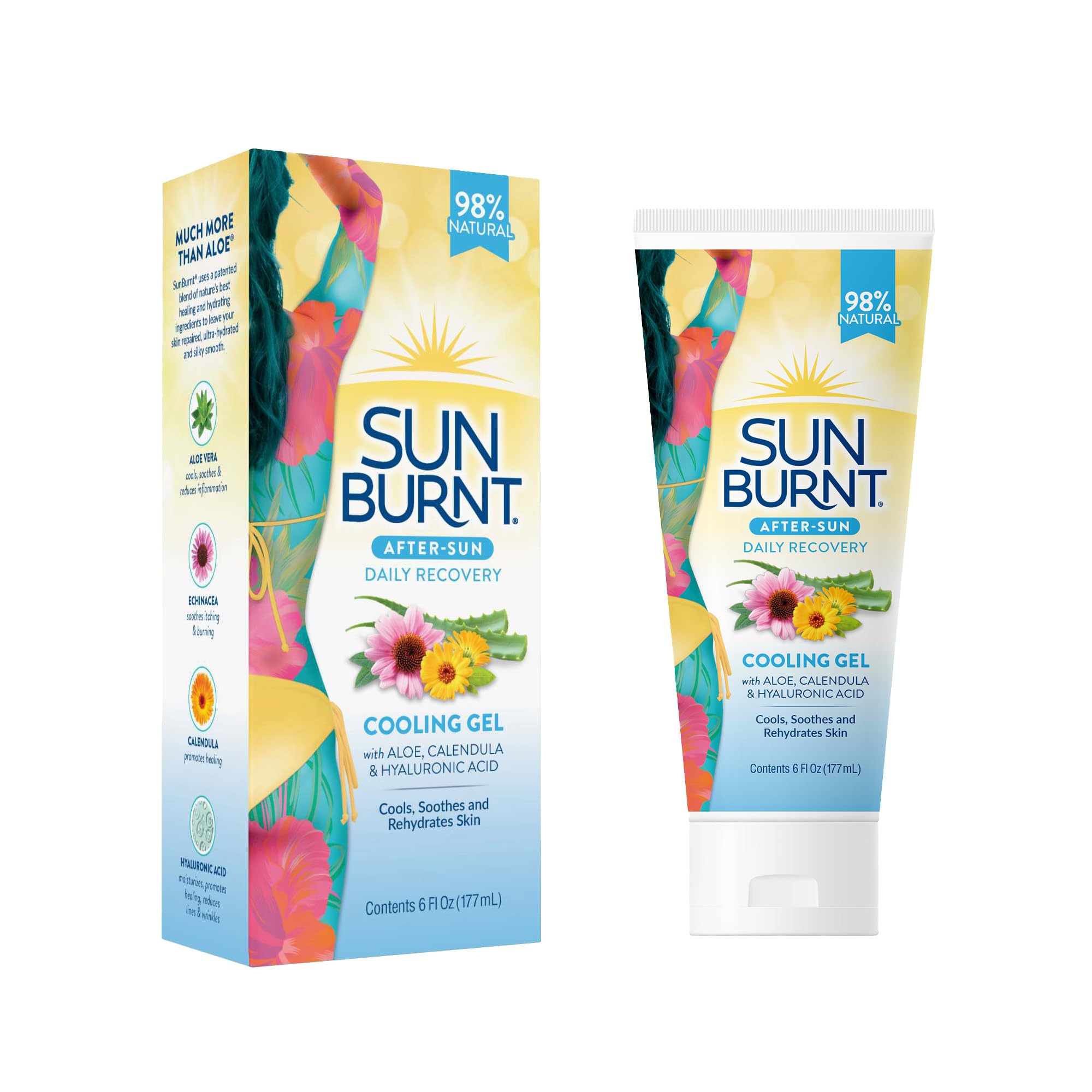 Textura gel aloe Sunburnt EMCW9, suave y no grasa